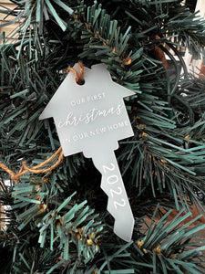First Christmas Key Ornament