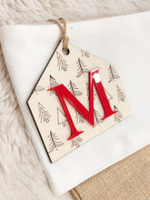 Cargar imagen en el visor de la galería, Initial Ornament/Stocking Tag
